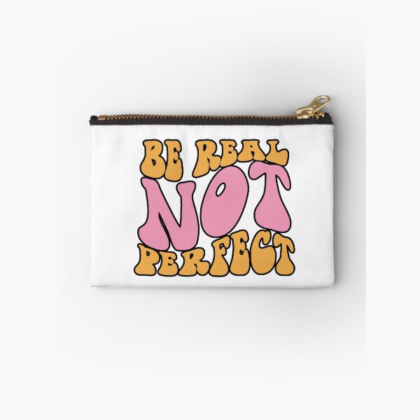 Item preview, BE REAL NOT PERFECT - Motivational Retro Design | Original Gift designed and sold by AstronautMerch.