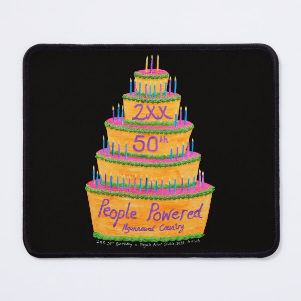 Item preview, Megalo Poster 50th Anniversary Transparent designed and sold by 2XX50YEARS.
