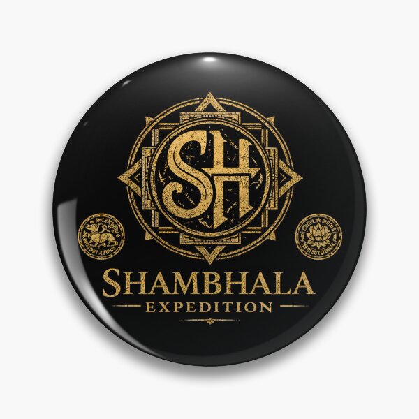 Item preview, Shambhala Hidden Kingdom Mythic Paradise designed and sold by Retr0Tshirts.