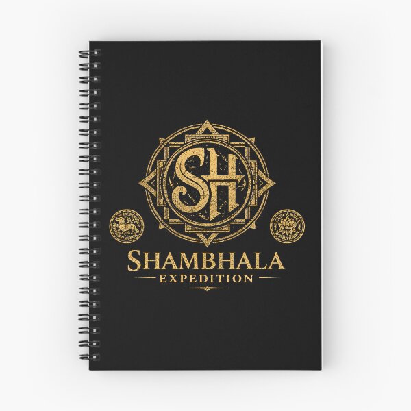 Item preview, Shambhala Hidden Kingdom Mythic Paradise designed and sold by Retr0Tshirts.
