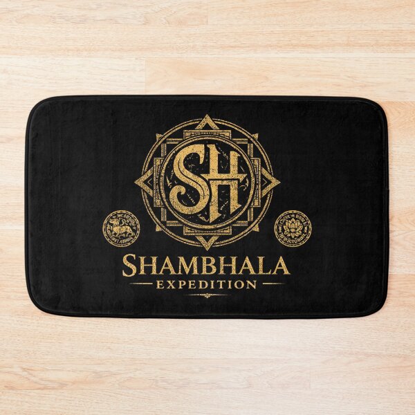 Item preview, Shambhala Hidden Kingdom Mythic Paradise designed and sold by Retr0Tshirts.