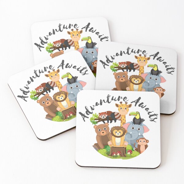 Item preview, Adventure Awaits Cute Safari Animals designed and sold by GraphixByHub.