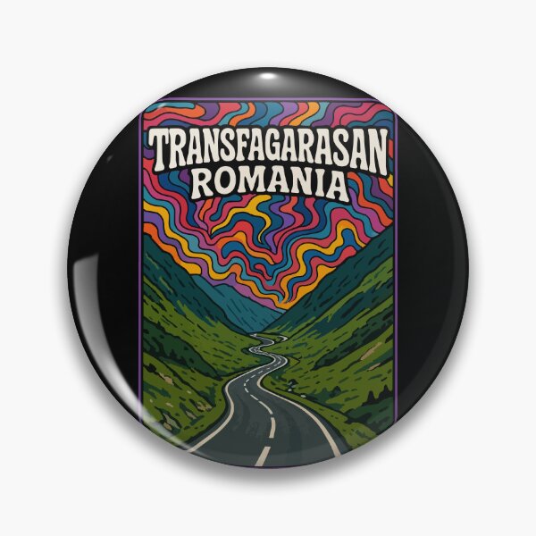 Item preview, Transfagarasan Highway Romania Trippy Travel designed and sold by TomFrontierArt.