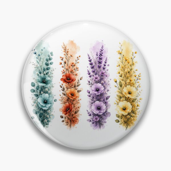 Item preview, Watercolor Floral Bookmarks designed and sold by PetalGarden.