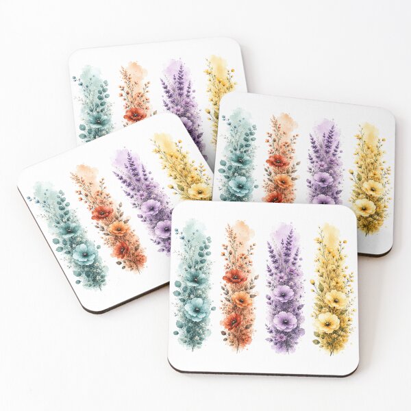 Item preview, Watercolor Floral Bookmarks designed and sold by PetalGarden.