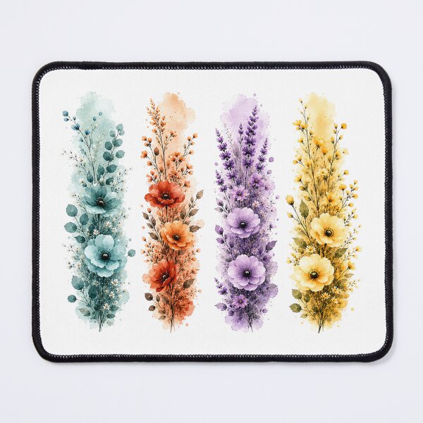 Item preview, Watercolor Floral Bookmarks designed and sold by PetalGarden.