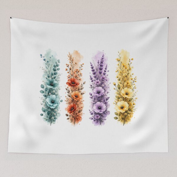 Item preview, Watercolor Floral Bookmarks designed and sold by PetalGarden.