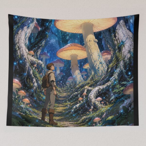 Item preview, Crystal Forest Path - Retro Fantasy Anime Aesthetic designed and sold by bapupa.