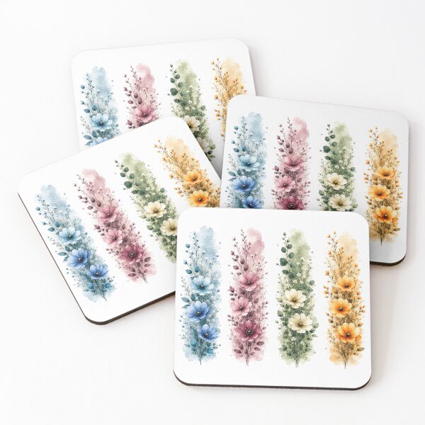 Item preview, Watercolor Floral Bookmarks designed and sold by PetalGarden.