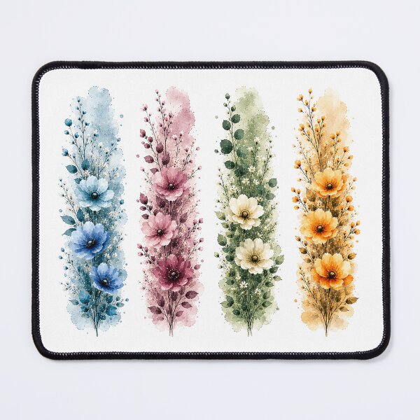 Item preview, Watercolor Floral Bookmarks designed and sold by PetalGarden.