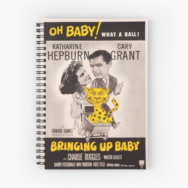 Item preview, Bringing Up Baby Vintage Movie Poster | Classic Hollywood Screwball Comedy Art designed and sold by Grand Illusions.