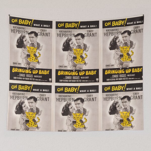 Item preview, Bringing Up Baby Vintage Movie Poster | Classic Hollywood Screwball Comedy Art designed and sold by Grand Illusions.