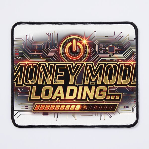 Item preview, Money Mode Loading T-Shirt | Cyberpunk Hustle Entrepreneur Gift designed and sold by 无限丰富.