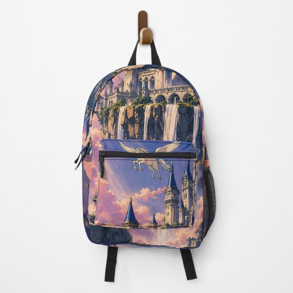 Item preview, The Floating Citadel - Retro Fantasy Anime Aesthetic designed and sold by bapupa.