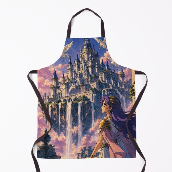 Item preview, The Floating Citadel - Retro Fantasy Anime Aesthetic designed and sold by bapupa.