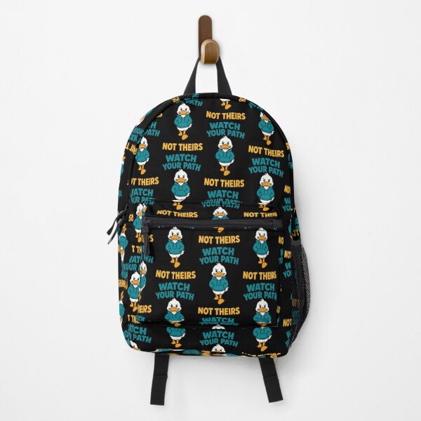 Item preview, Watch Your Path Not Theirs Funny Duck Motivation designed and sold by TeeTimeTreasure.