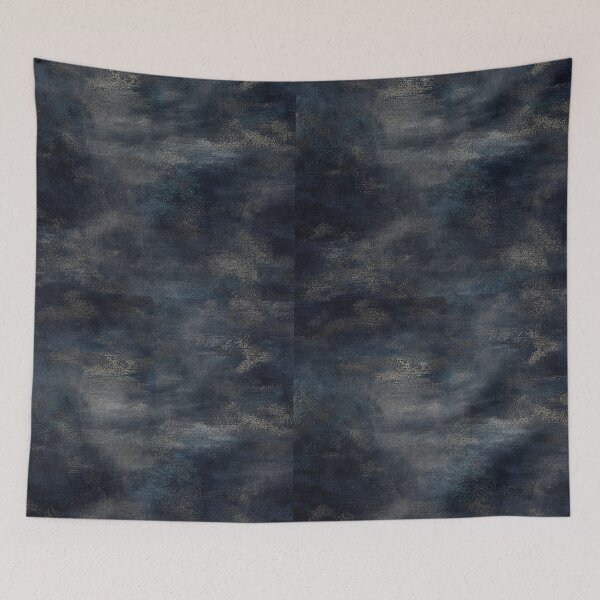 Item preview, Midnight Ocean Velvet Textile Abstract Pattern designed and sold by frumixart.