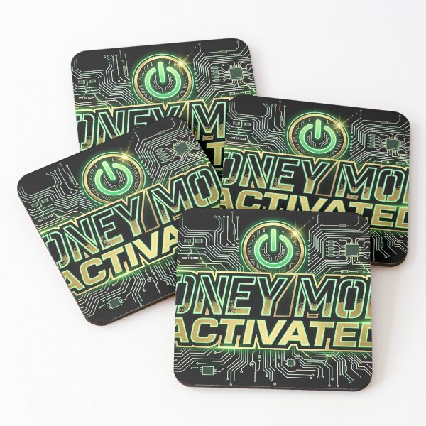 Item preview, Money Mode Activated T-Shirt | Cyberpunk Entrepreneur Wealth Mindset designed and sold by 无限丰富.