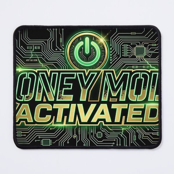 Item preview, Money Mode Activated T-Shirt | Cyberpunk Entrepreneur Wealth Mindset designed and sold by 无限丰富.