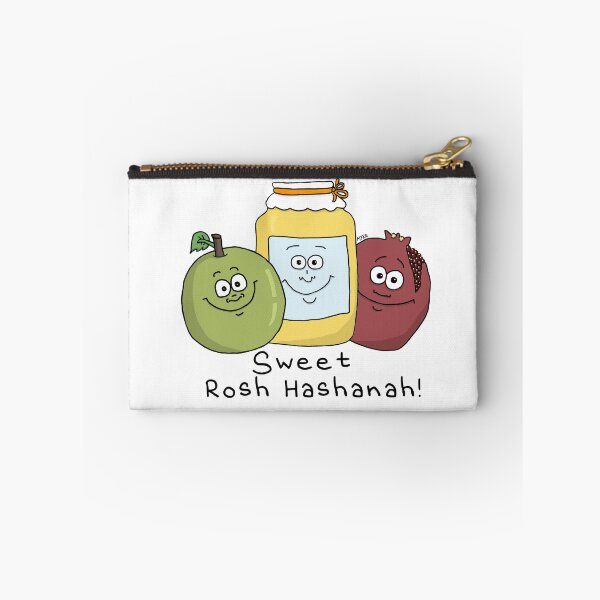 Item preview, Shana Tova – Cute Pomegranate Apple and Honey Rosh Hashanah Art designed and sold by MyxaART.