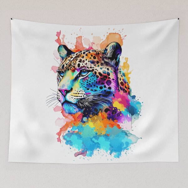 Item preview, Neon Leopard Splash designed and sold by yuki-hana.