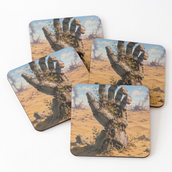 Item preview, Desert Scrapyard - Retro Mecha Anime designed and sold by bapupa.