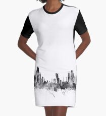 Abu Dhabi Skyline Graphic T-Shirt Dress