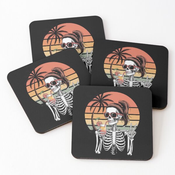 Item preview, Skeleton with Sunglasses and Sunset designed and sold by jkrphoto.