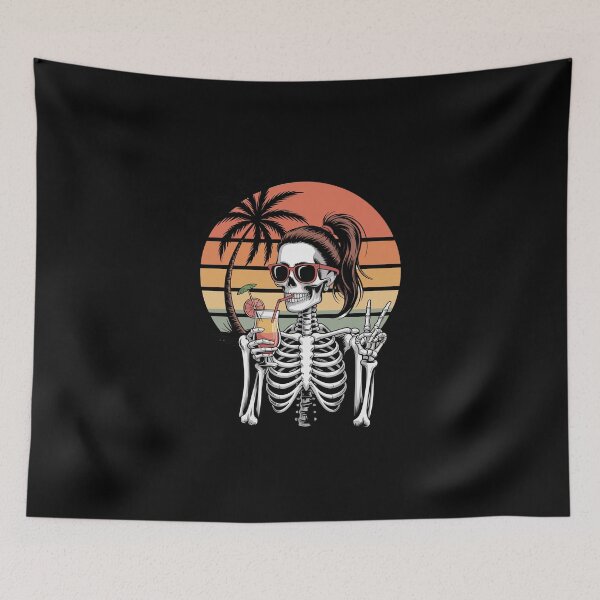 Item preview, Skeleton with Sunglasses and Sunset designed and sold by jkrphoto.