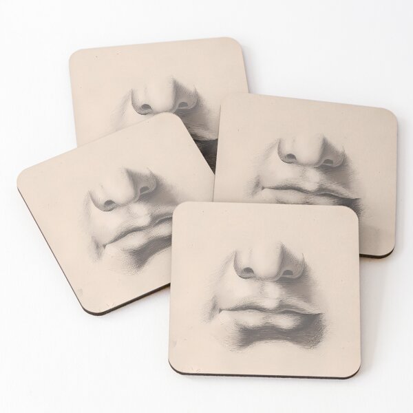 Item preview, Mouth And Nose Drawing | Anatomy Art designed and sold by GammaRay.