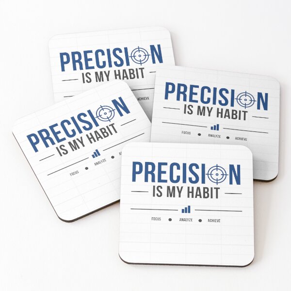 Item preview, Precision Is My Habit Funny Accounting Audit Humor Design designed and sold by FCA SIR MERCH .