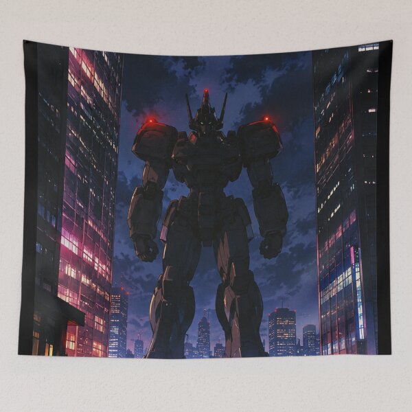 Item preview, Rainy City Patrol - Retro Mecha Anime designed and sold by bapupa.