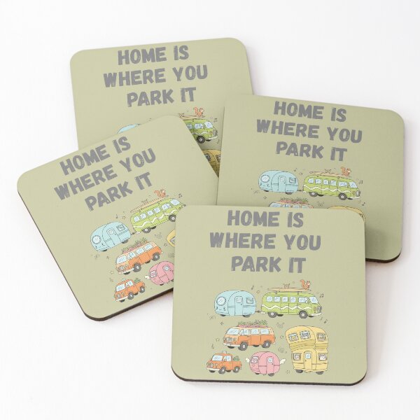Item preview, Home is where you park it Funny designed and sold by WearFine.