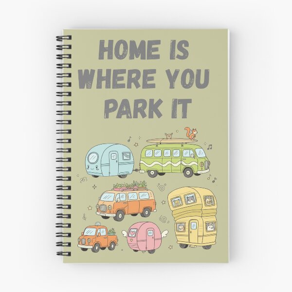 Item preview, Home is where you park it Funny designed and sold by WearFine.