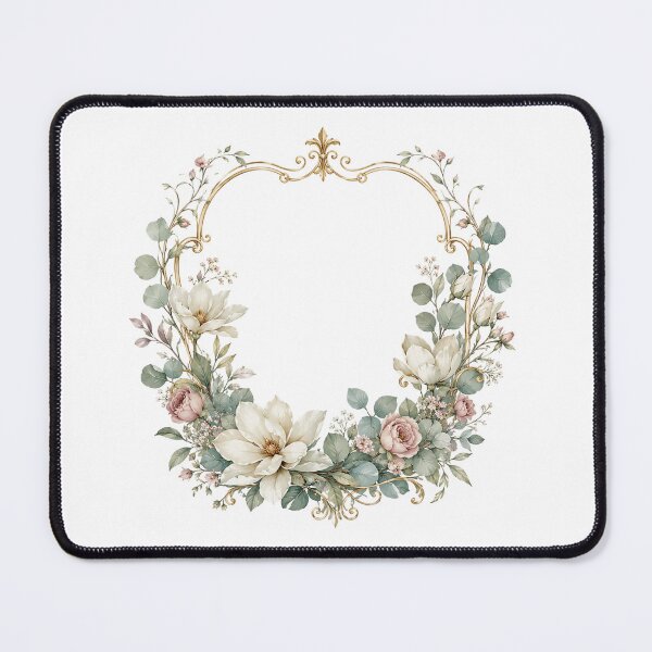Item preview, Vintage Botanical Floral Frame designed and sold by PetalGarden.