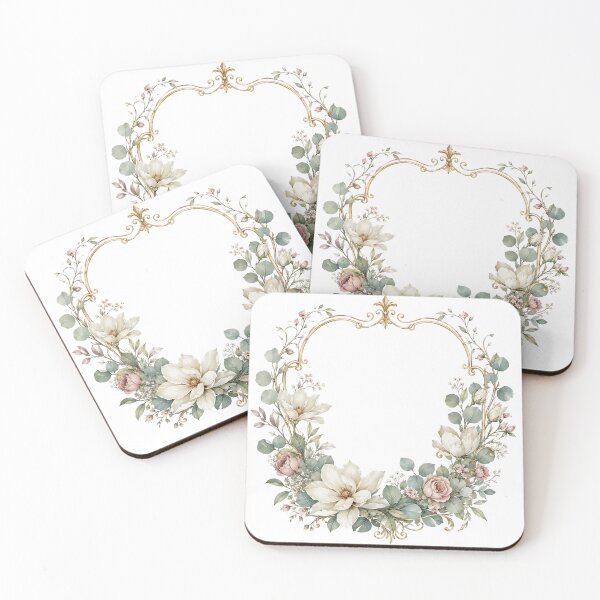 Item preview, Vintage Botanical Floral Frame designed and sold by PetalGarden.