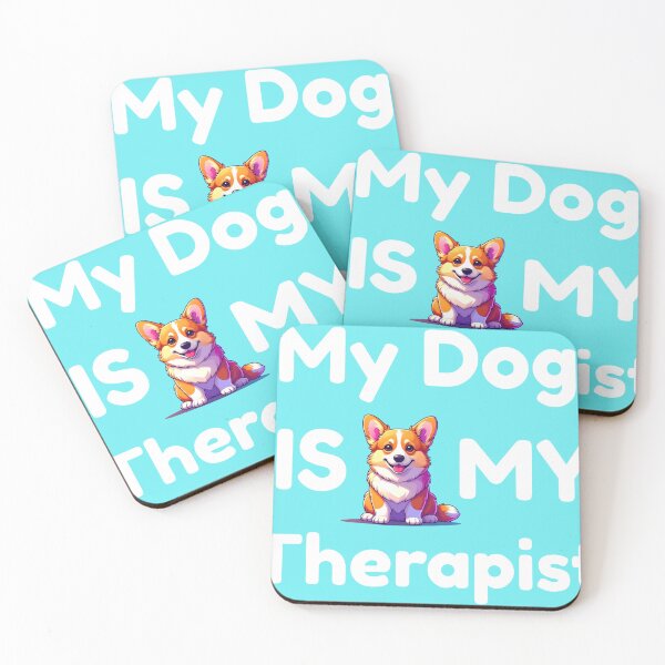 Item preview, My Dog Is My Therapist Shirt - Funny Dog Lover Gift - Dog Mom Tee - Pet Lover T-Shirt - Dog Owner Gift - Cute Corgi Design designed and sold by omar mohammed.