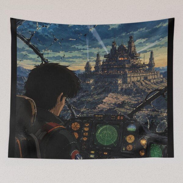 Item preview, The Cockpit View - Retro Mecha Anime designed and sold by bapupa.