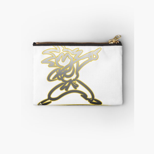 Item preview, Minimalist Super Saiyan Stick Figure Neon Yellow Charging Attack Sketch designed and sold by DesignArtist.ia.