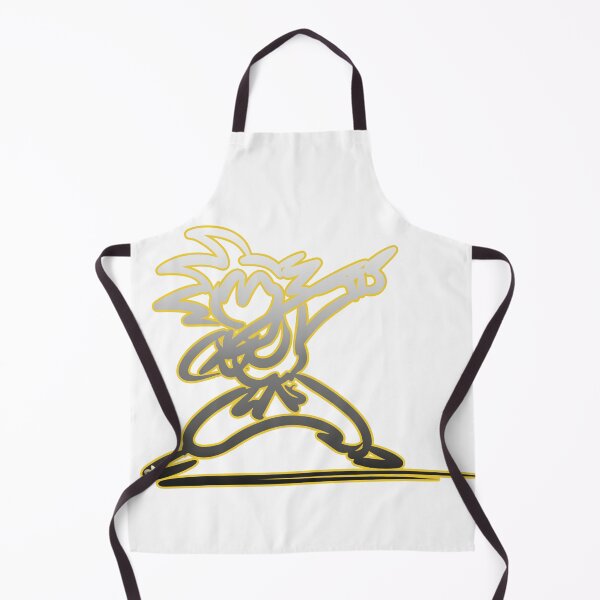 Item preview, Minimalist Super Saiyan Stick Figure Neon Yellow Charging Attack Sketch designed and sold by DesignArtist.ia.