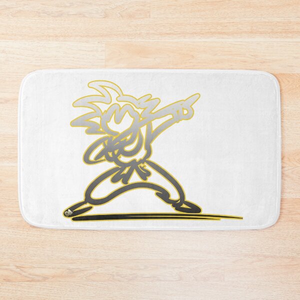 Item preview, Minimalist Super Saiyan Stick Figure Neon Yellow Charging Attack Sketch designed and sold by DesignArtist.ia.