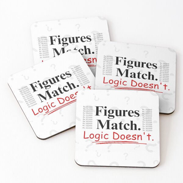Item preview, Figures Match Logic Doesnt Funny Accounting Audit Humor Design designed and sold by FCA SIR MERCH .