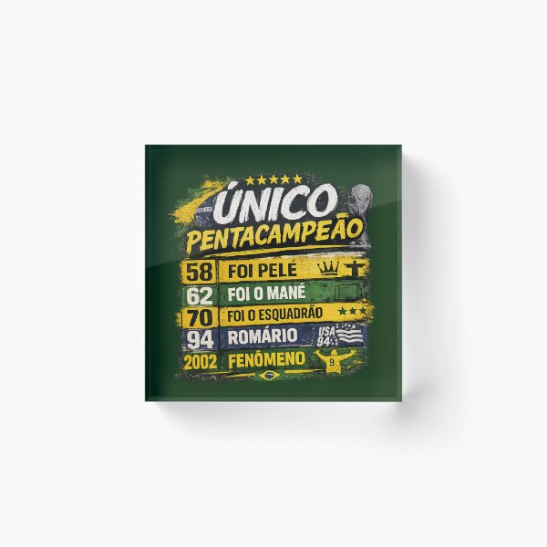 Item preview, Único Pentacampeão designed and sold by VestBeer.