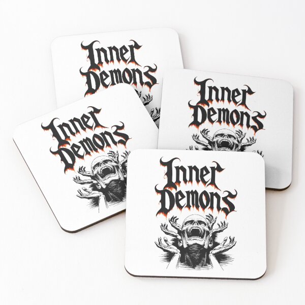 Item preview, Inner Demons Distressed Fire - Gothic Typography designed and sold by Dhenin Studio.