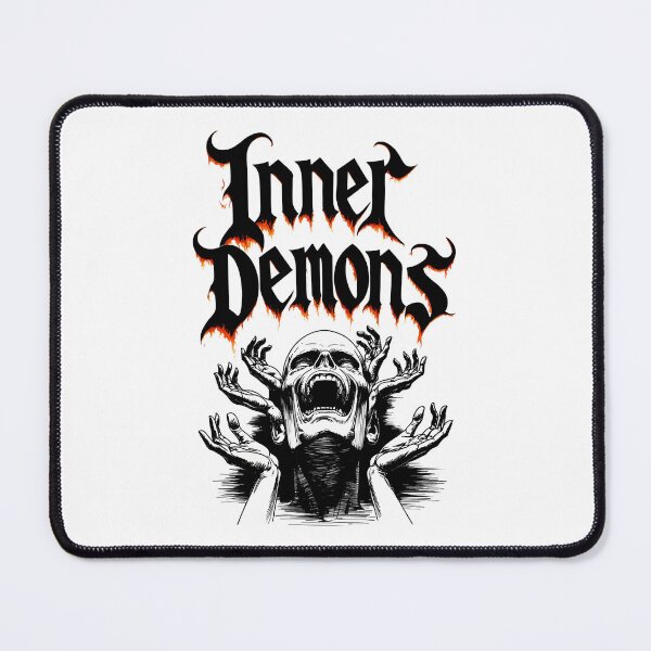 Item preview, Inner Demons Distressed Fire - Gothic Typography designed and sold by Dhenin Studio.