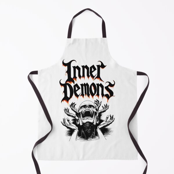 Item preview, Inner Demons Distressed Fire - Gothic Typography designed and sold by Dhenin Studio.