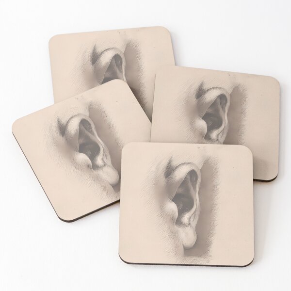 Item preview, Detailed Ear Drawing | Anatomy Art designed and sold by GammaRay.