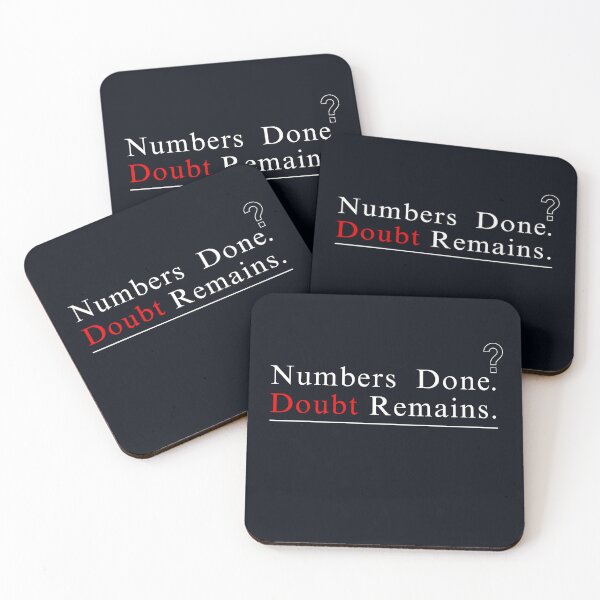 Item preview, Numbers Done Doubt Remains Funny Accounting Audit Humor Gift Design designed and sold by FCA SIR MERCH .