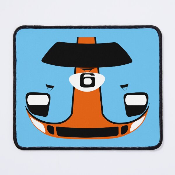 Item preview, GT-40 inspired artwork with the number 6. designed and sold by Favoritnetic.