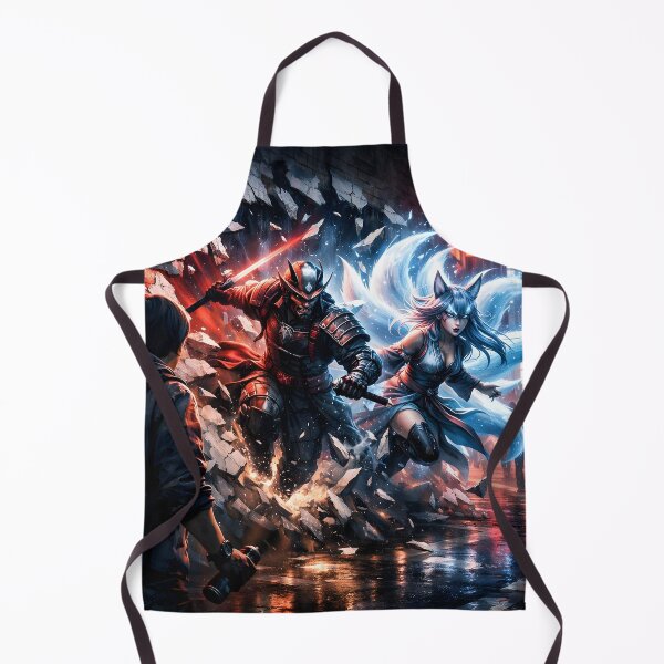 Item preview, When the Painted Samurai and Kitsune Broke Free designed and sold by sigmaartstudio.